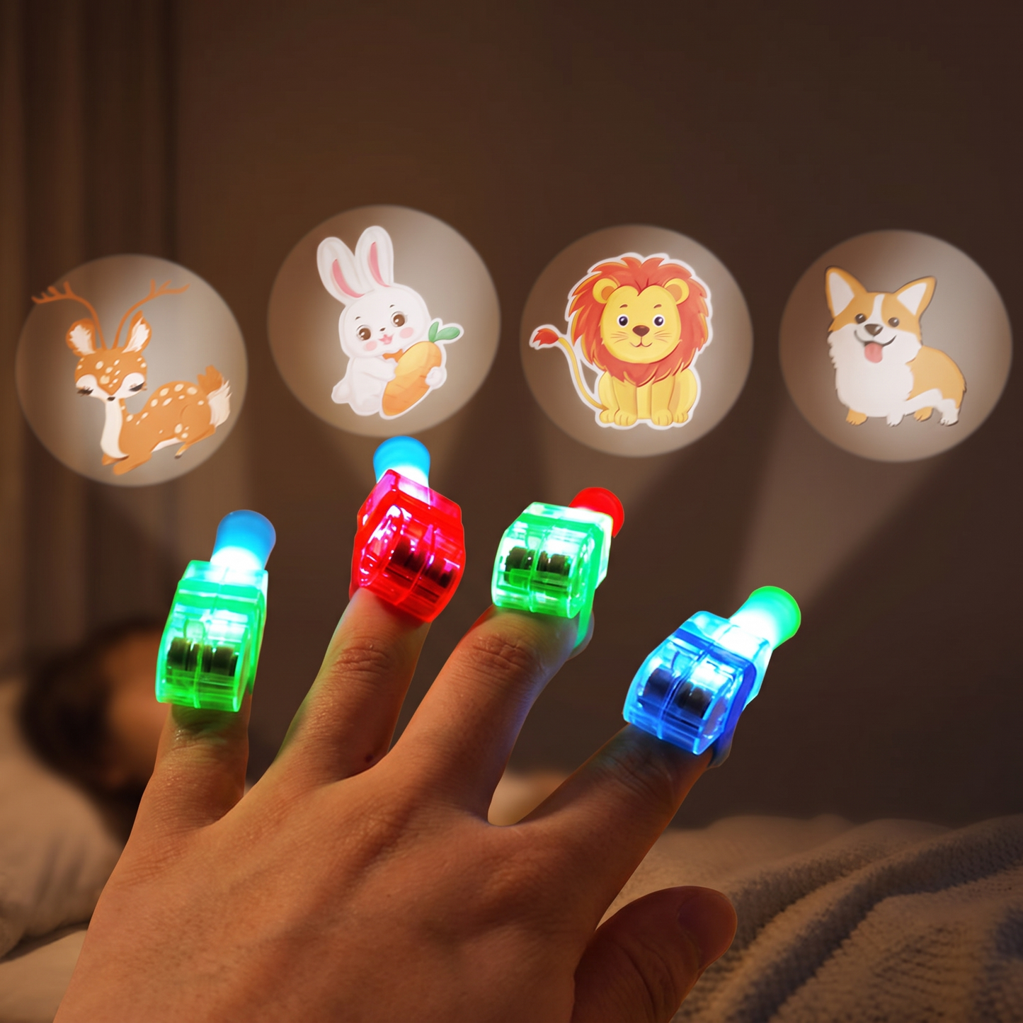 Glow Finger Rings
