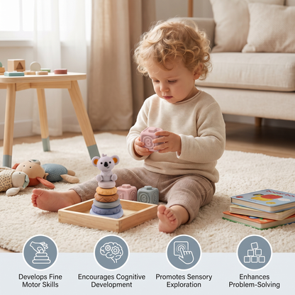 Baby Sensory Stacking Blocks