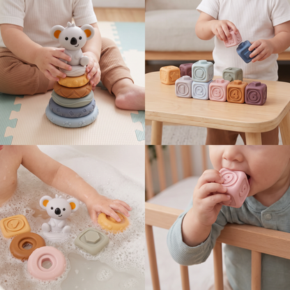 Baby Sensory Stacking Blocks