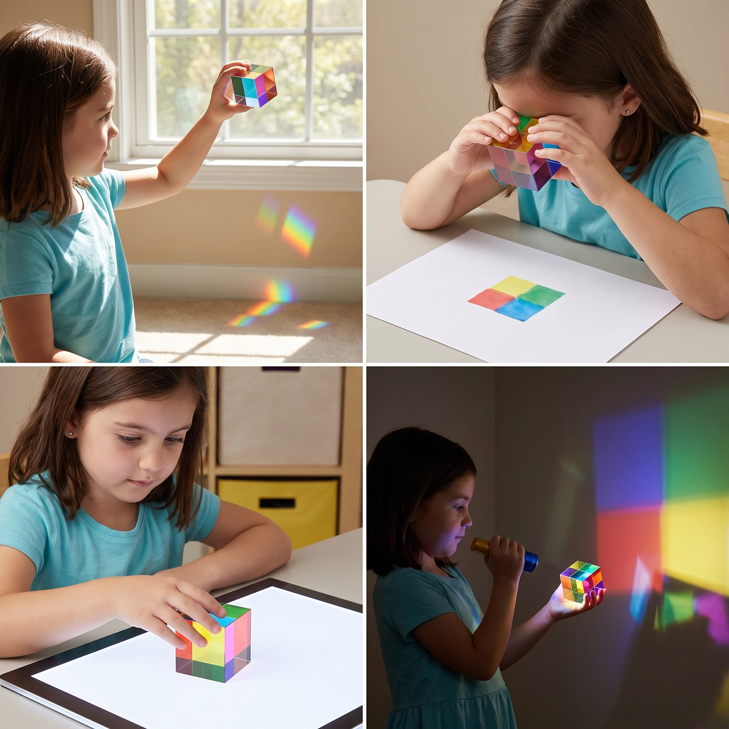 Colour Mixing Prism Cube