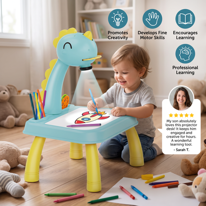 Creative Drawing Desk with Projector