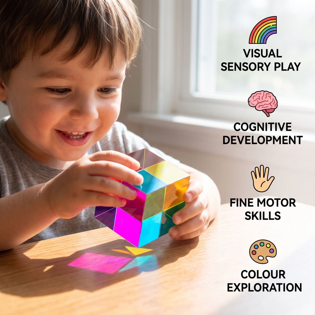 Colour Mixing Prism Cube
