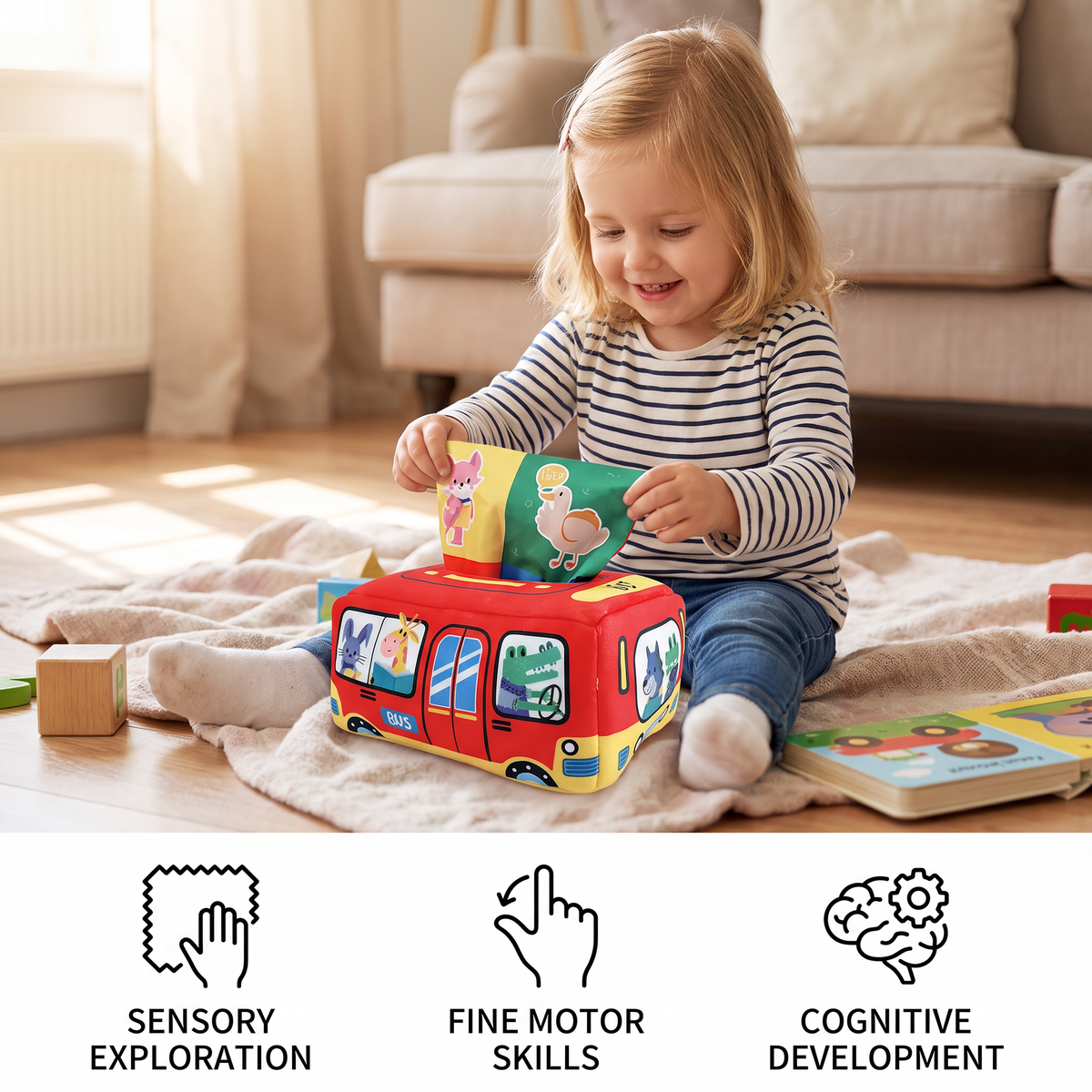 Magical Tissue Box – Toy for Little Hands