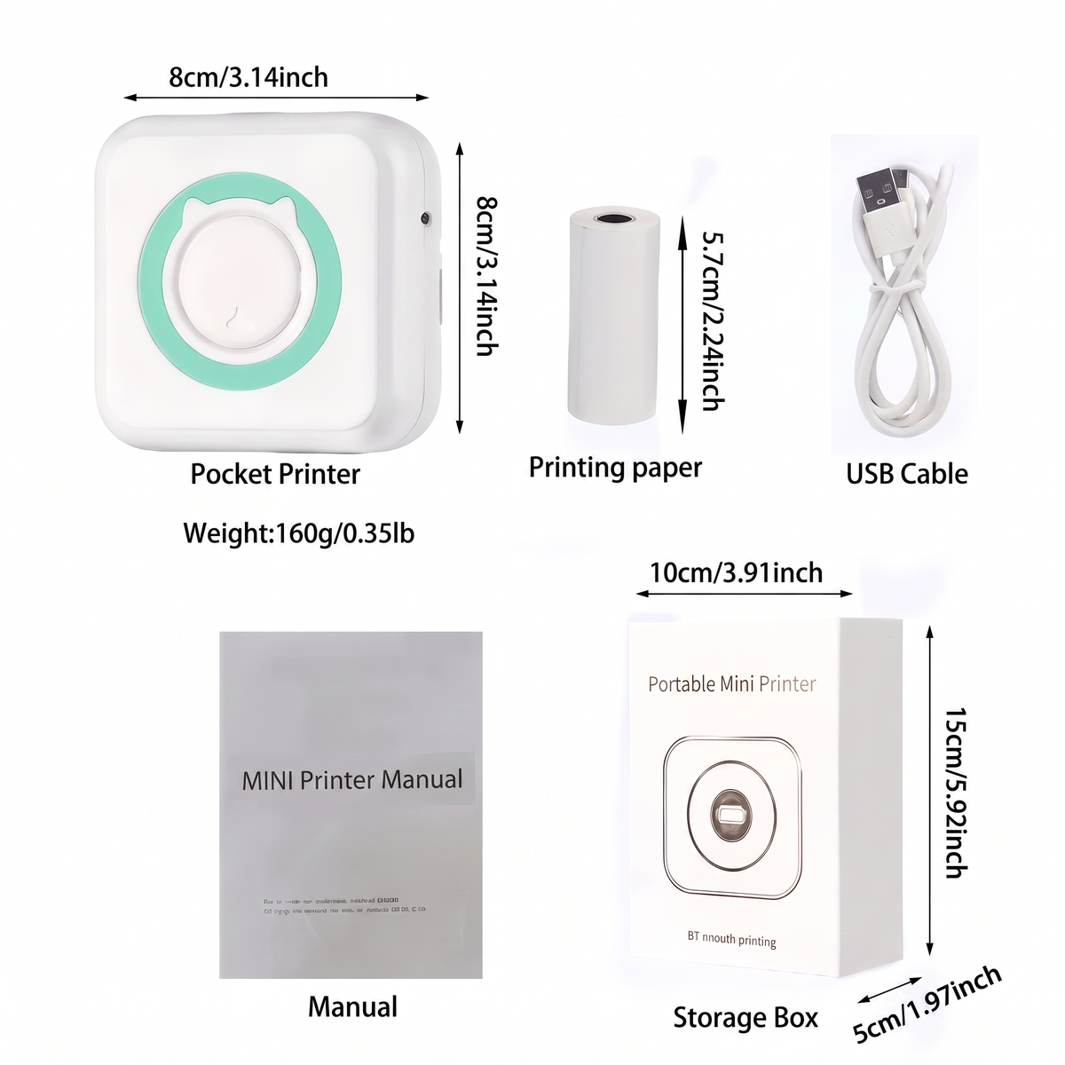 Kids Instant Photo Printer