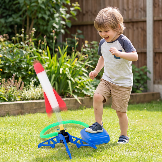 Children's foam rocket launcher