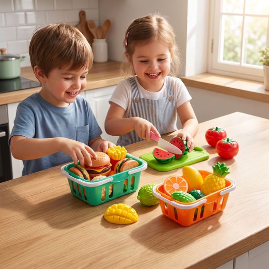 Cuttable Fruits and Vegetables Play Set