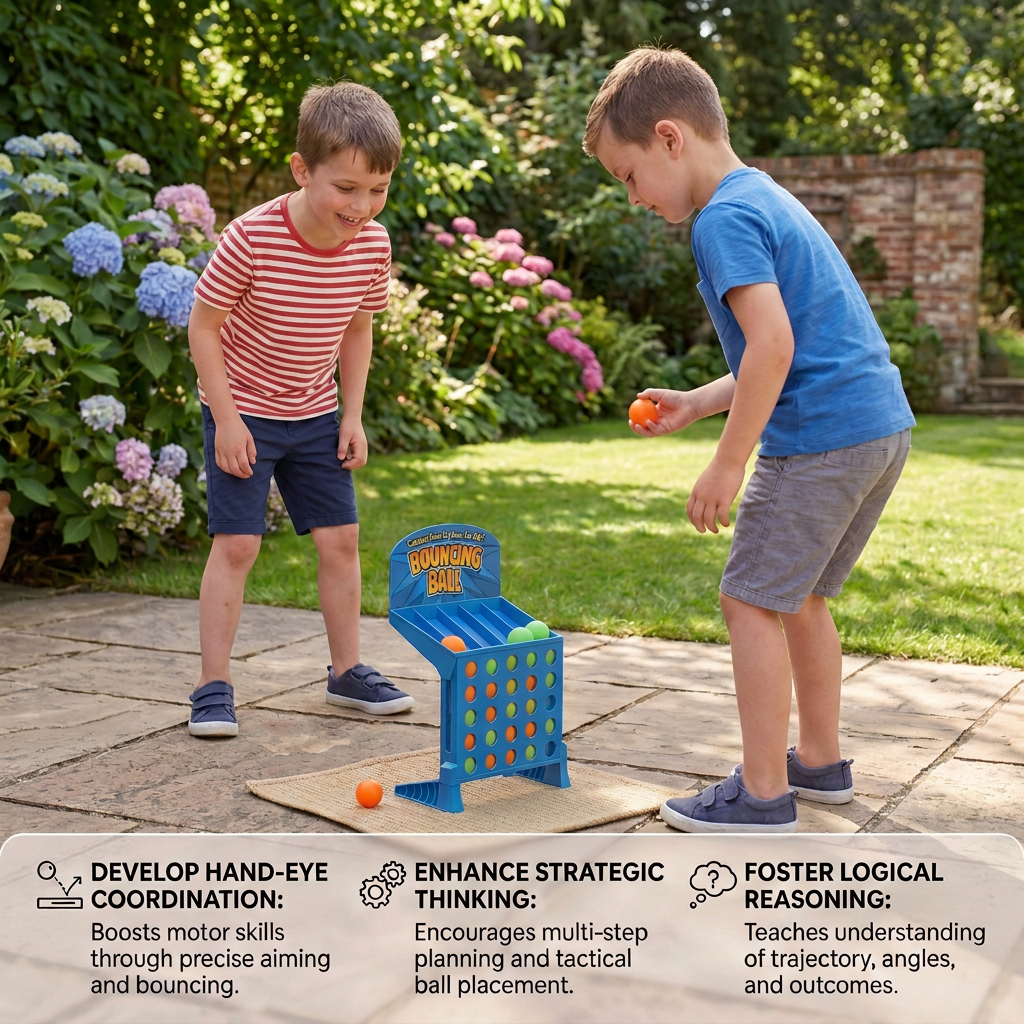 Four in a Row Target Shooting Game