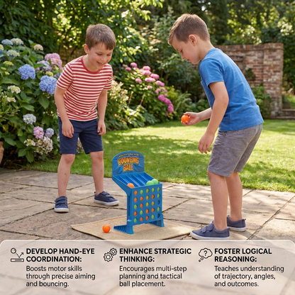 Four in a Row Target Shooting Game