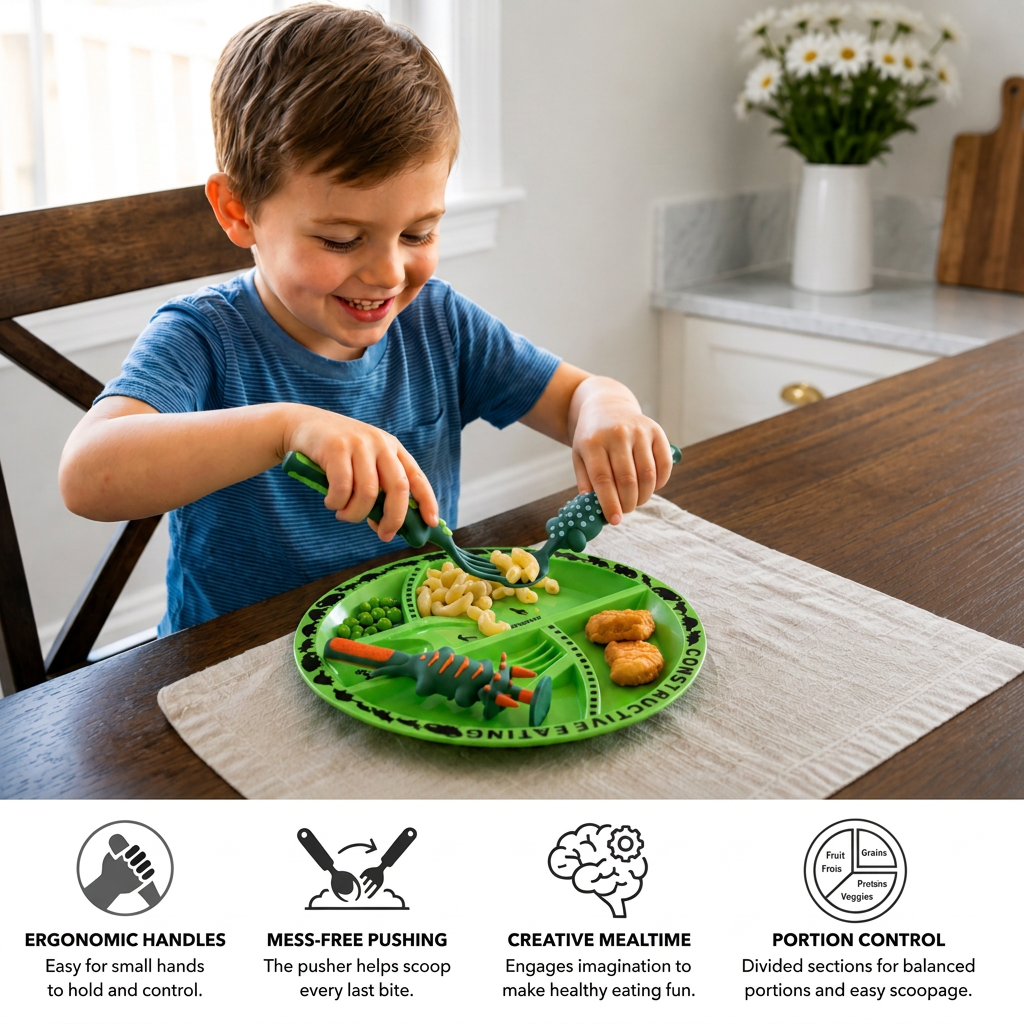 Dino Themed Dining Set