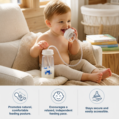 Hands-free Baby Feeding Bottle