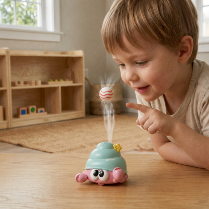 Crab Air Fontain Ball Toy