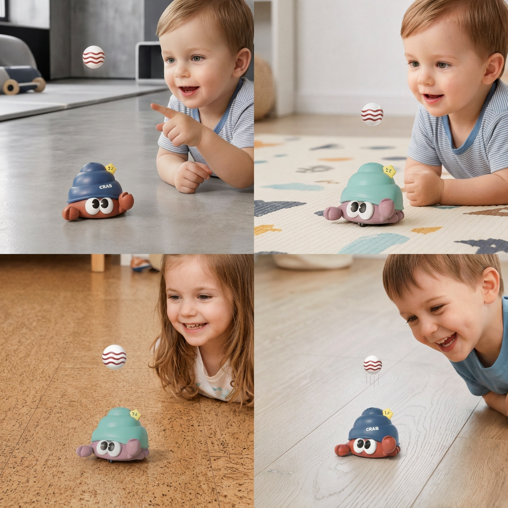 Crab Air Fontain Ball Toy
