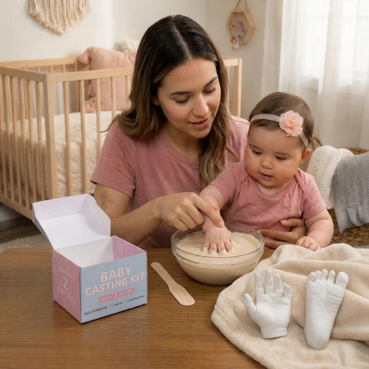 Baby Hand & Footprint Keepsake Kit – Memory Set for Newborns & Parents