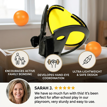 Parent-child outdoor sports elastic popular children's fitness hand-grabbing ball racket hand-grabbing ball fashionable and light wholesale