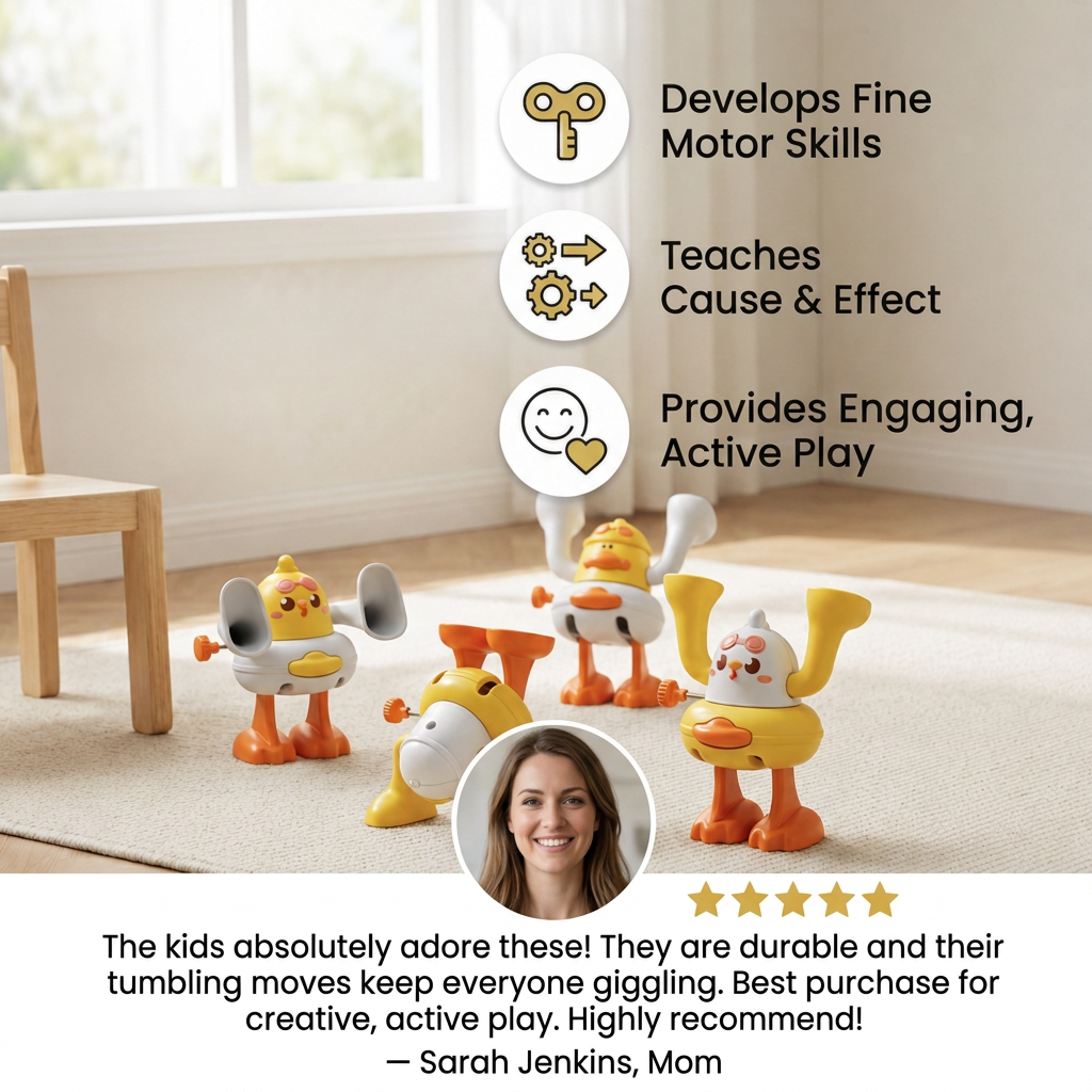 Wind Up Tumbling Toy