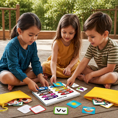 Montessori Busy Book – Reusable Preschool Learning Activity Book
