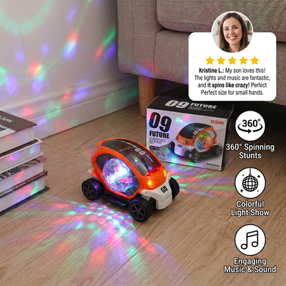 Light Up 360° music stunt car