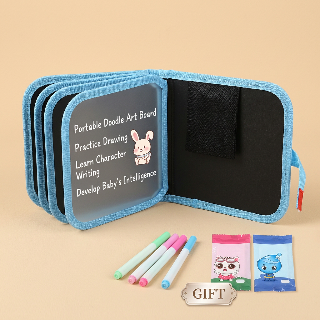 Reusable Coloring Book for Kids