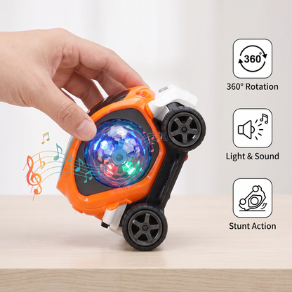 Light Up 360° music stunt car