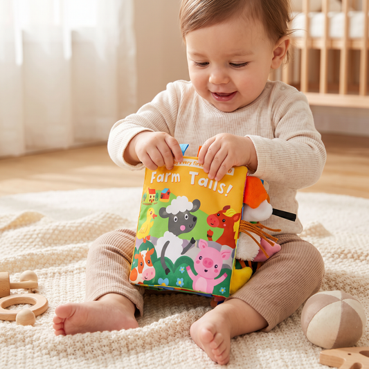Sensory Wrinkle Paper story book for toddlers