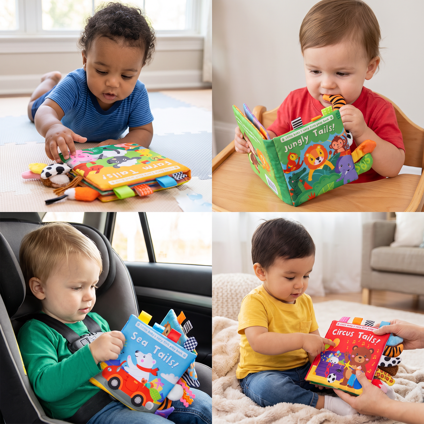 Sensory Wrinkle Paper story book for toddlers
