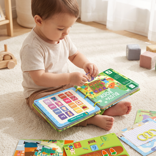 Sensory Montessori Busy Book