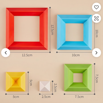 Child-Friendly Montessori Stacking Stones