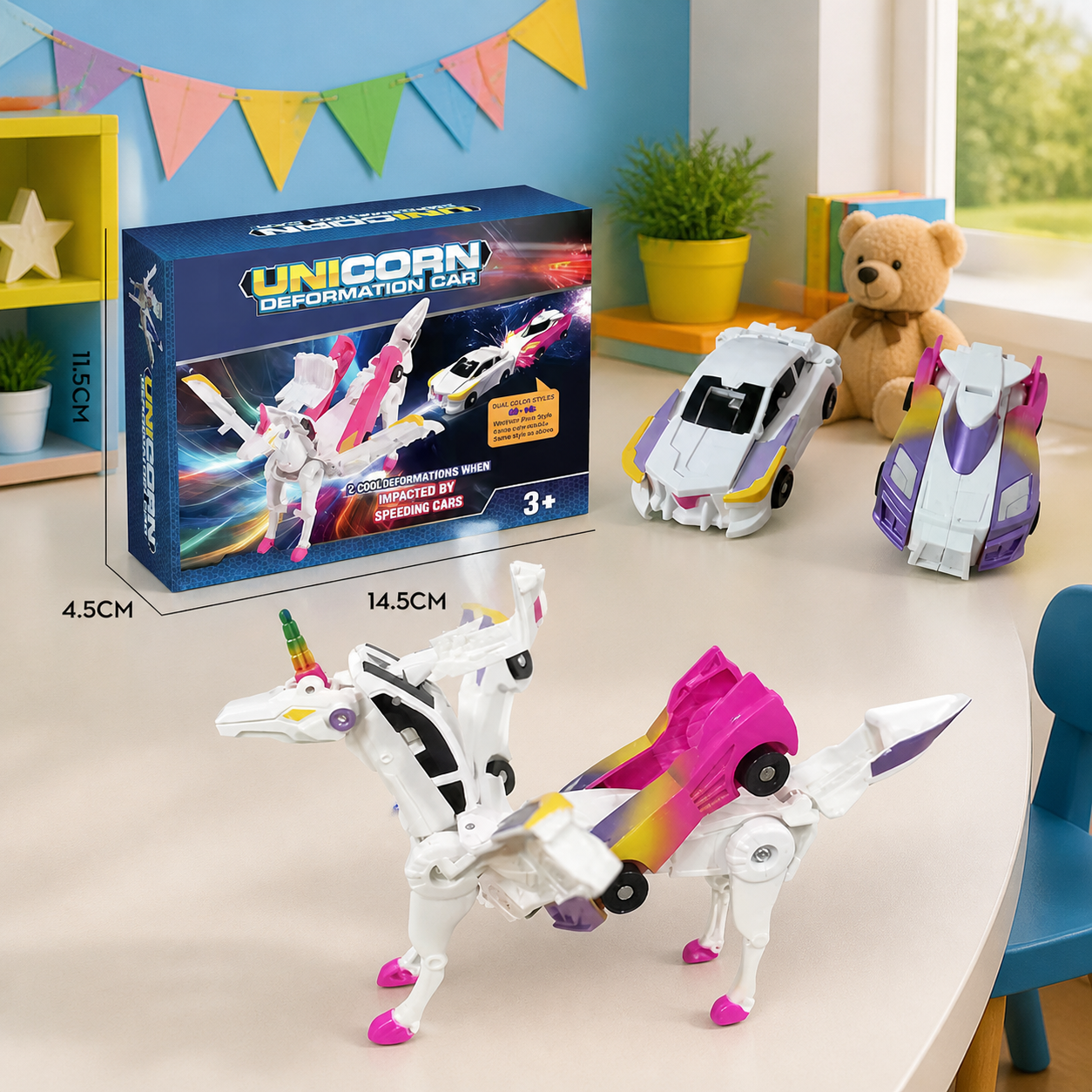 Transforming unicorn cars