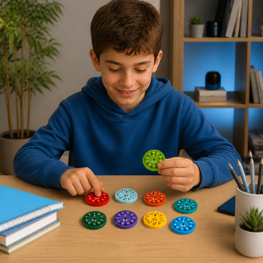 Mathematics educational game Fidget Spinner