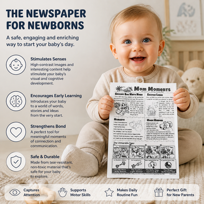 Crinkly Baby Newspaper