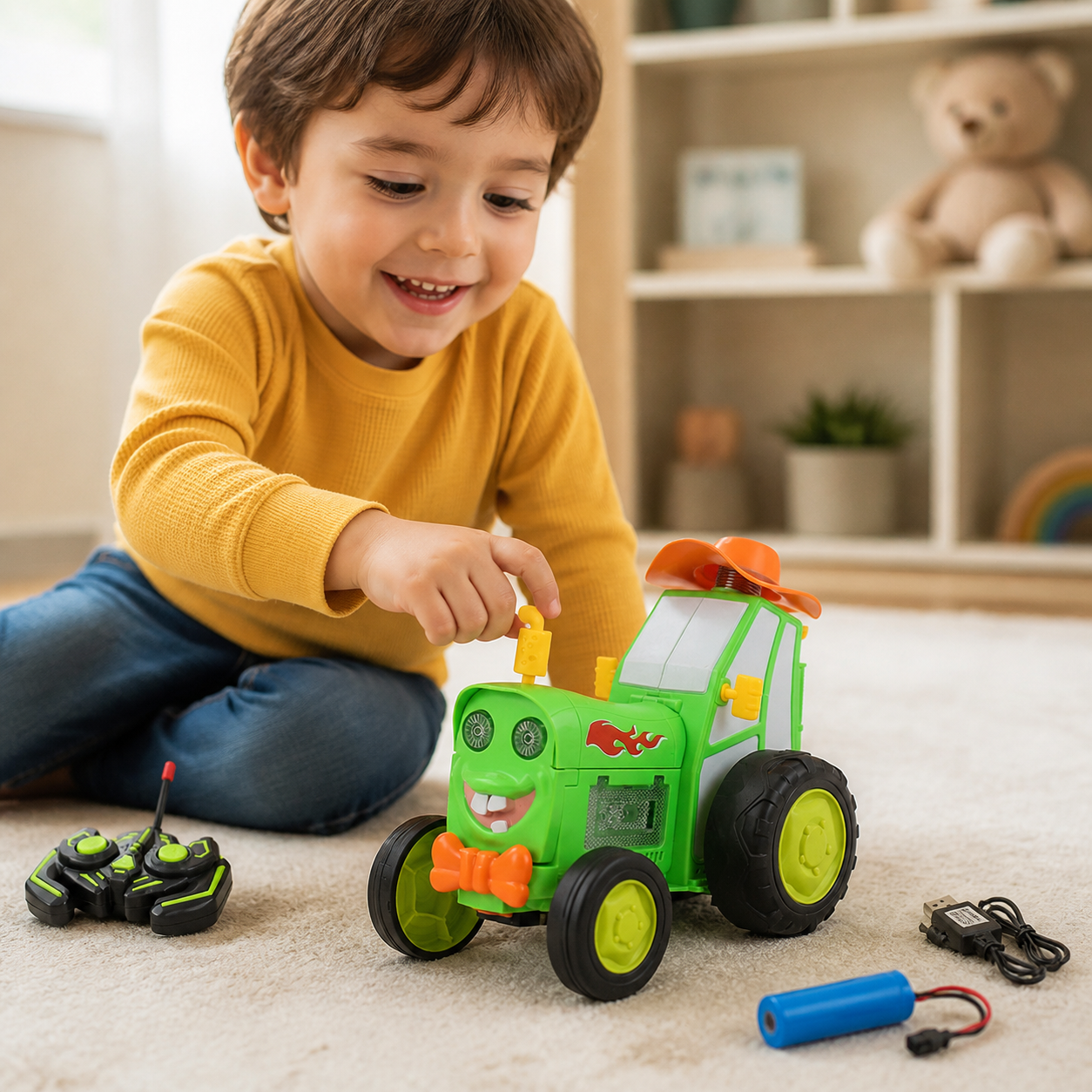 Hobbling Tractor Kids Toy