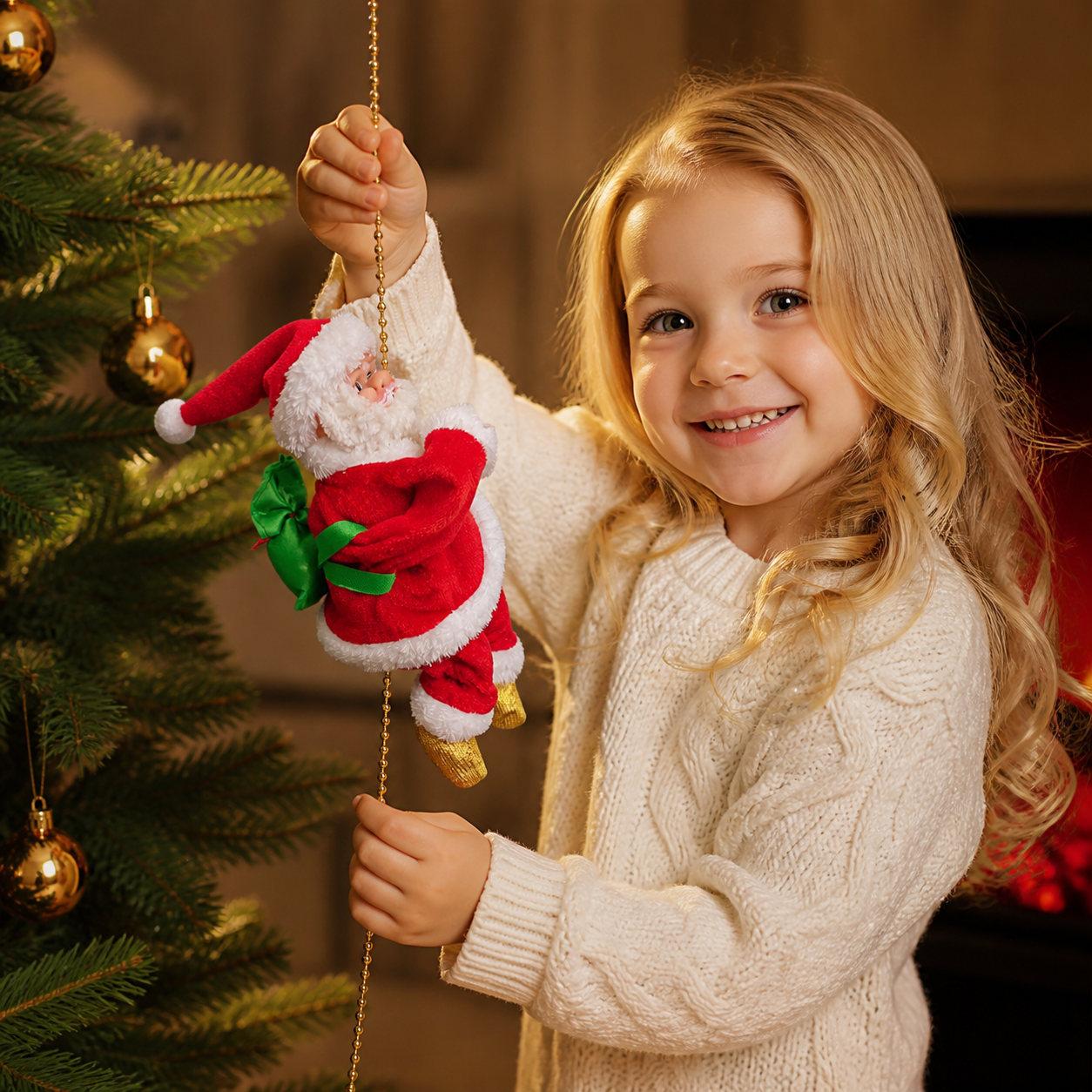 Climbing Santa Claus Kids Toy