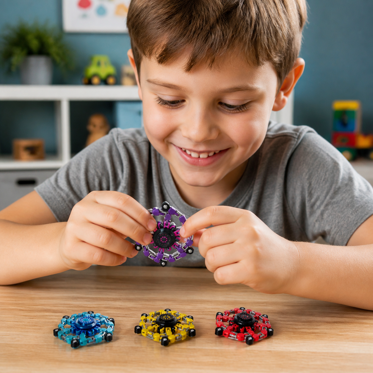 Robotic Kids Spinning Toy