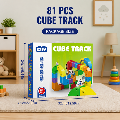 Magic rail cube track kids toy