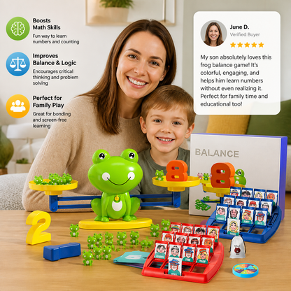 Mathematic Frog Balance Game