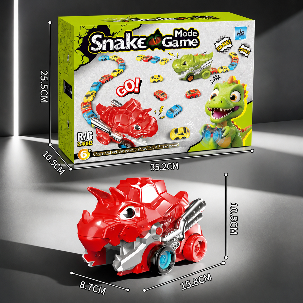 Remote Control Dino Car Chomper Truck