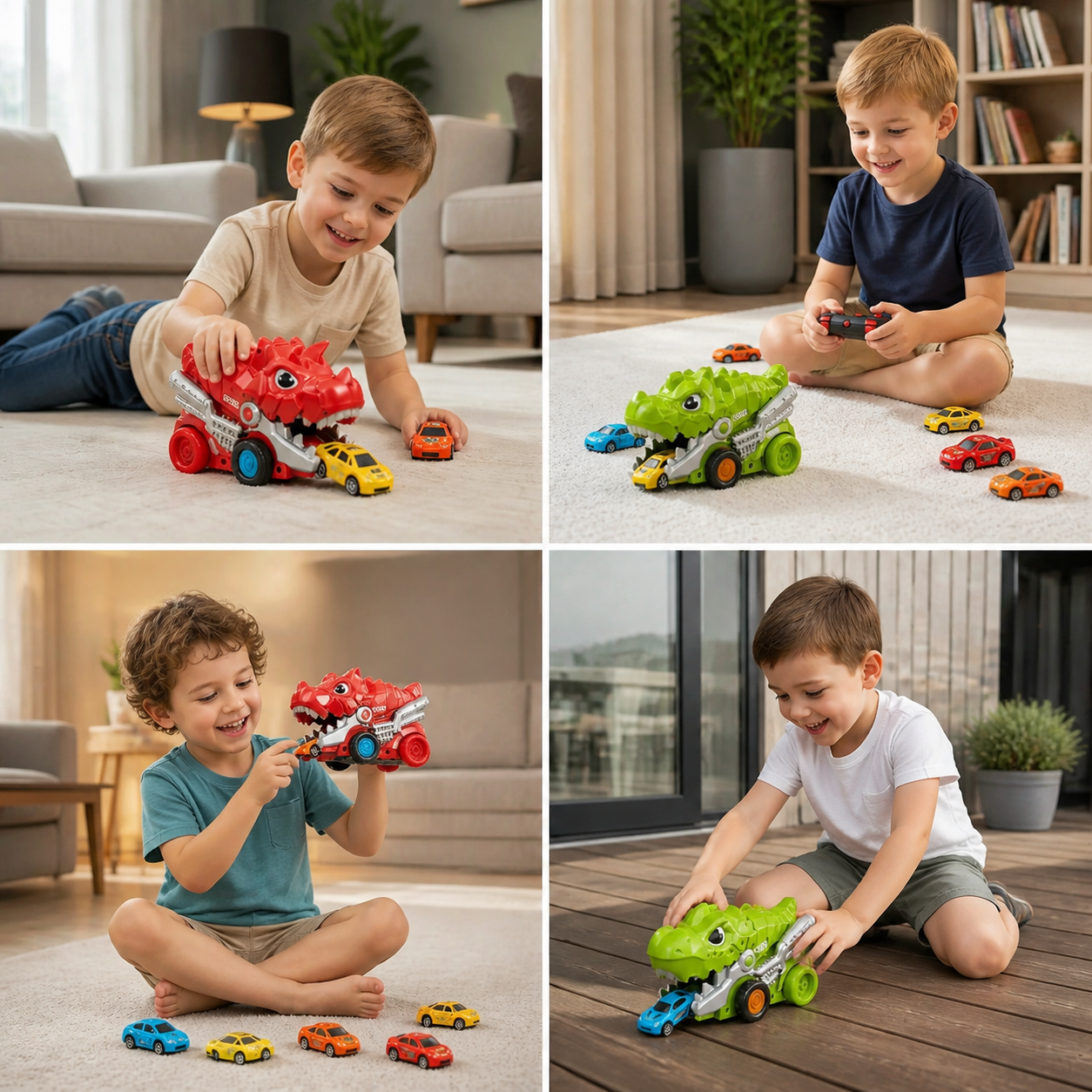 Remote Control Dino Car Chomper Truck
