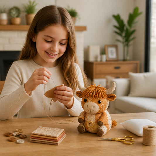DIY Animal Sewing Kit – Handmade Fabric Ornament Craft Set