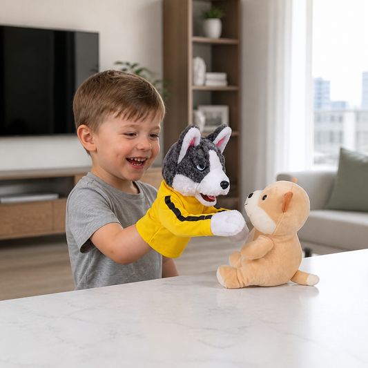 Boxing Husky Funny Kids Toy
