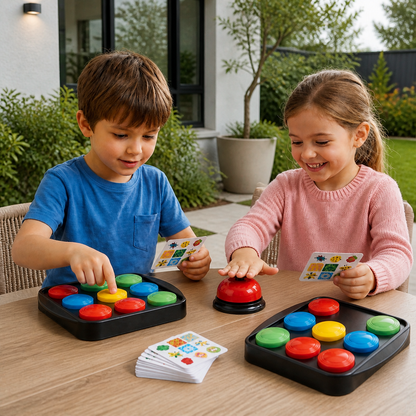 Educational Color Pattern Match Family Bell Game