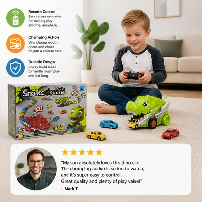 Remote Control Dino Car Chomper Truck