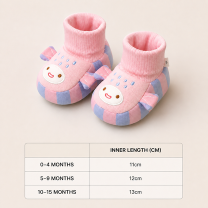 Cosy Baby Sock Shoes – Warm, Non-Slip & Comfortable