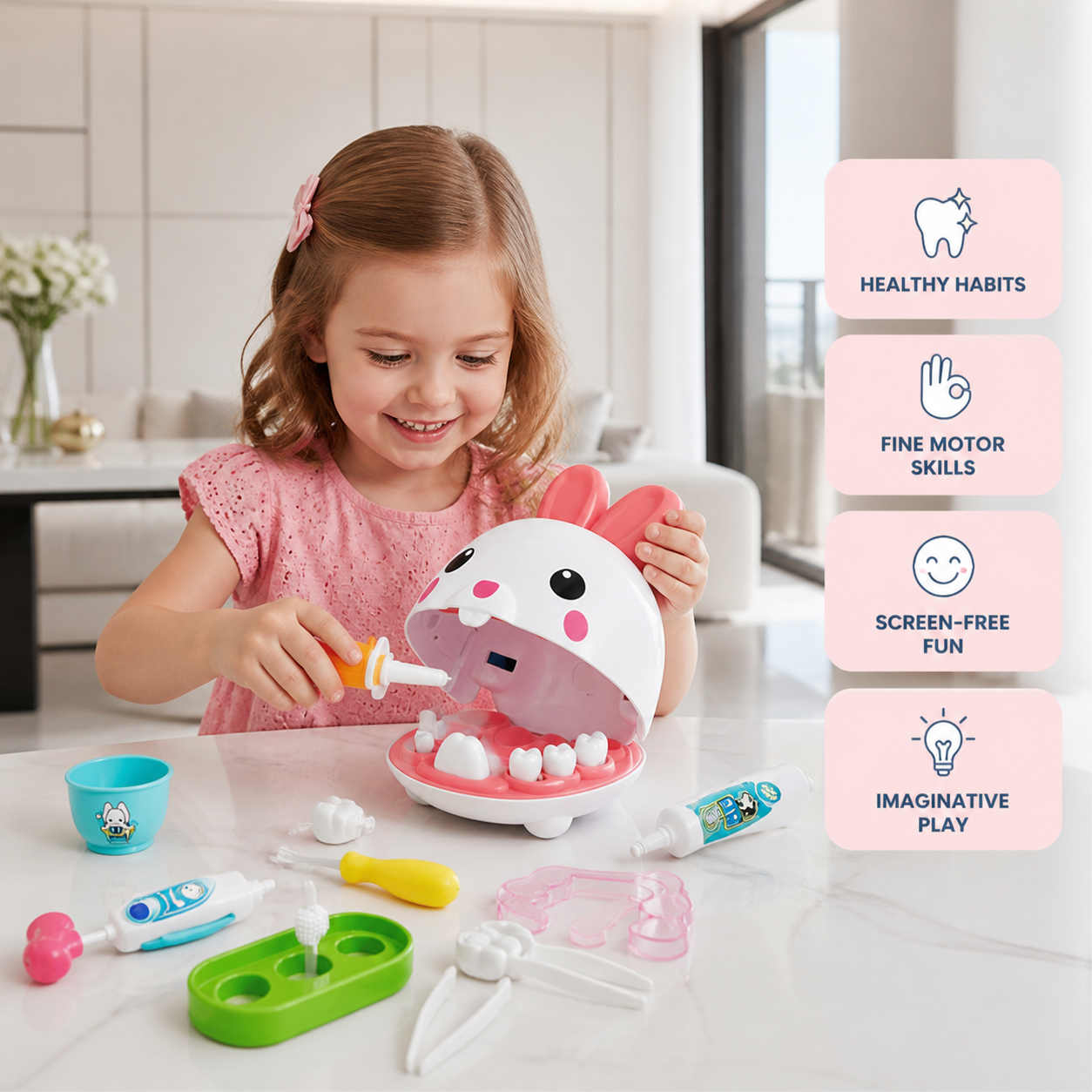 Mini dentist rabbit game