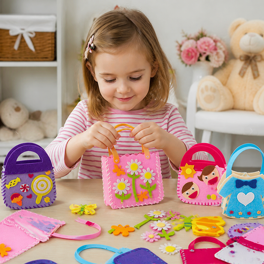 Safe DIY Felt Bag Sewing Set