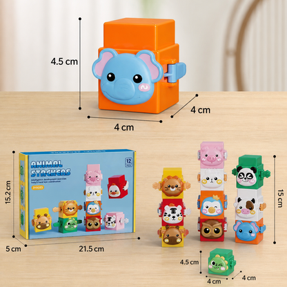 Educational Montessori Animal Stacking Set Building Toy