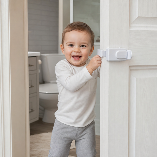 No-Drill Child Safety Door Lock