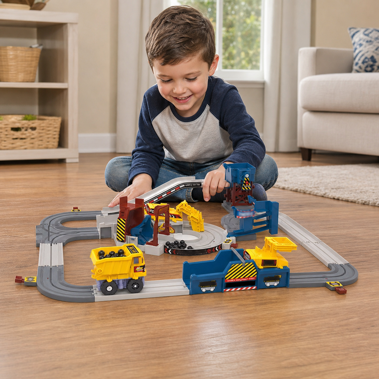 Interactive Electric Quarry Adventure Train Set