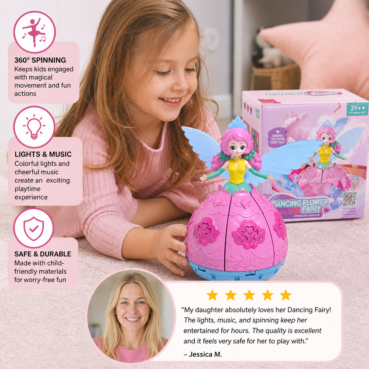 Magical Bloom Dancing Princess Doll