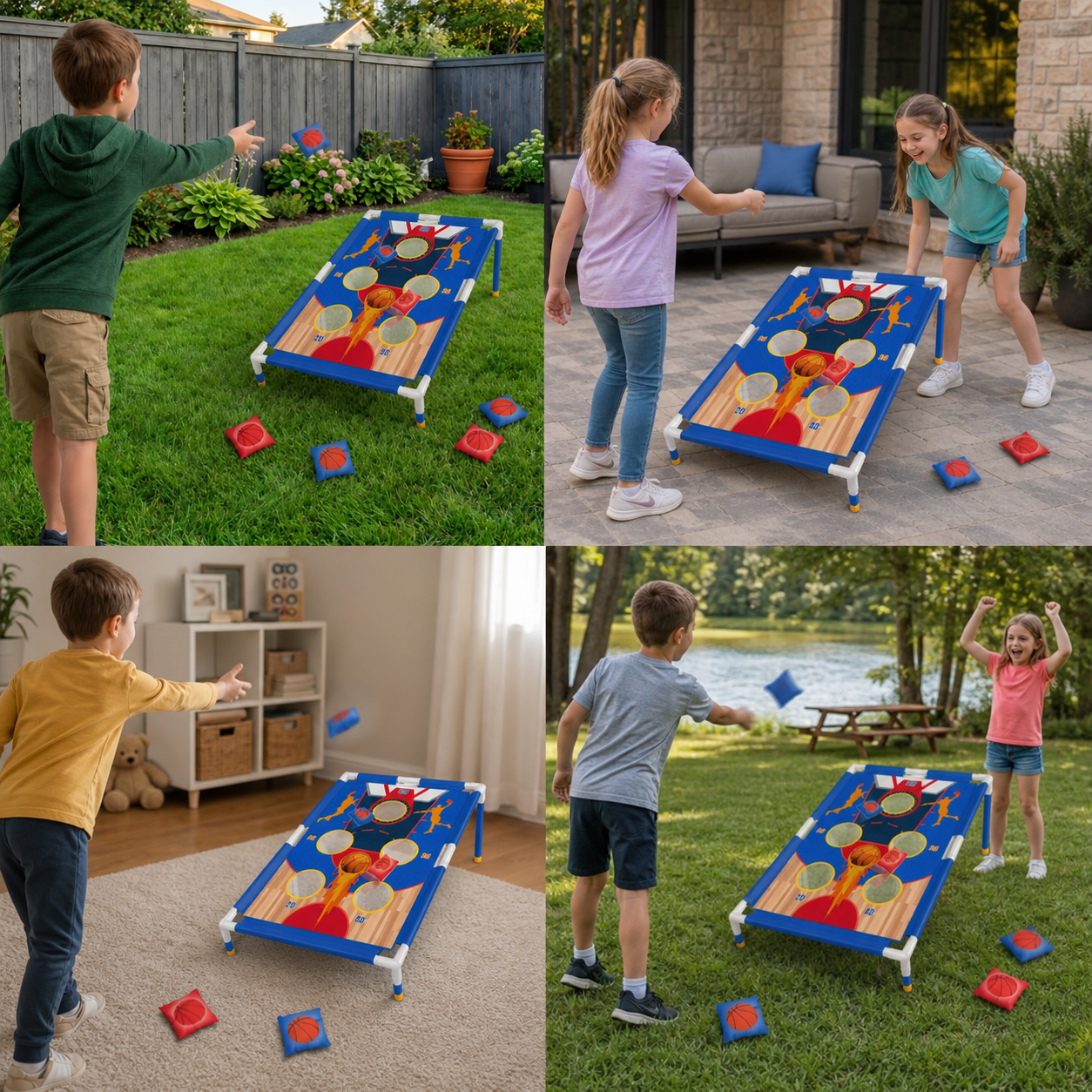 Bean Bag Toss Game Set – Fun Indoor & Outdoor Family Game