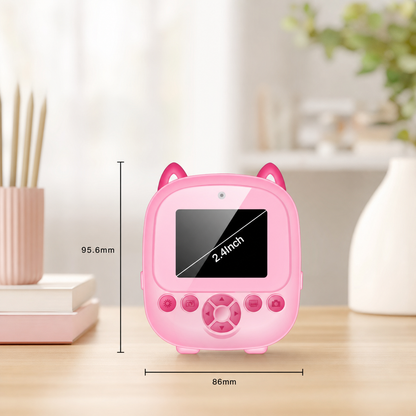 Kids Instant Print Camera – Mini HD Digital Camera with Built-in Printer